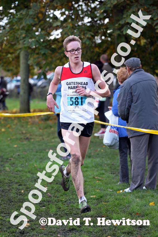 Senior men Blue 581 North East Harrier League, Blaydon. Photo: David T. Hewitson/Sports for All Pics